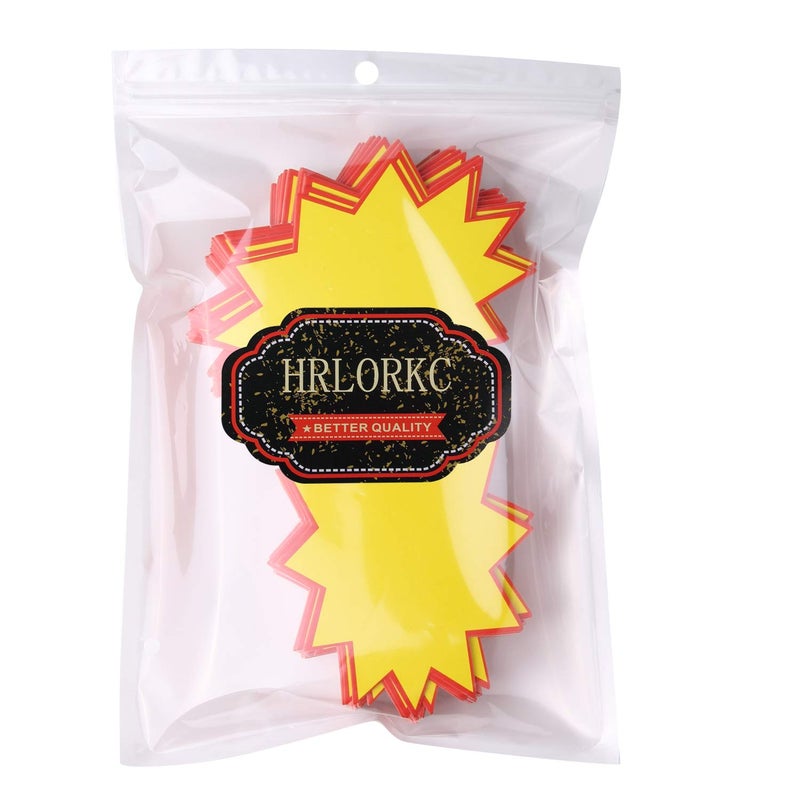 HRLORKC 200Pcs Blank Star Retail Sale Signs Sales Price Label Tags for Real Estate and Garage Sales, Fundraising, Stores, Commerce by HRLORKC - Image 5